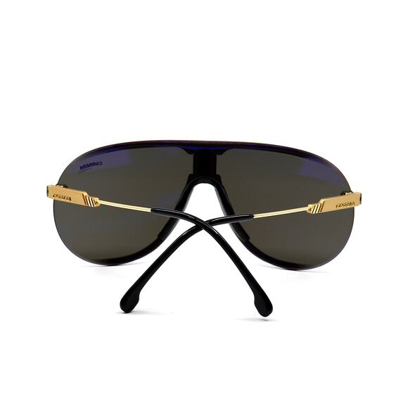 NEW CARRERA SUPERCHAMPION BLACK/GOLD GREY AUTHENTIC SUNGLASSES - Picture 7 of 11